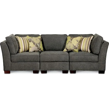 Quick Ship 3-Piece Sofa  Sectional